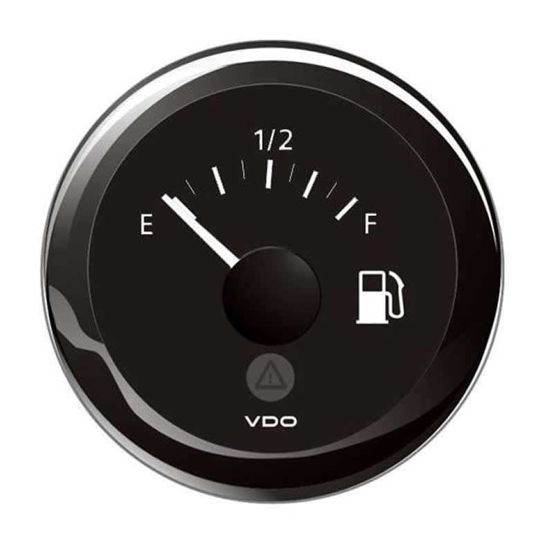 VDO ViewLine Fuel Level 240-33 Ohm Black 52mm